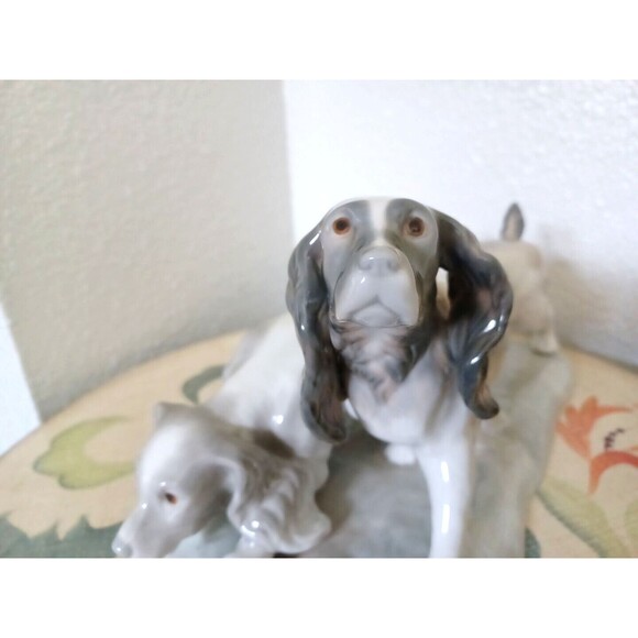 Rare Fulgencio Garcia COUPLE Of COCKER SPANIELS Lladro - Picture 10 of 16